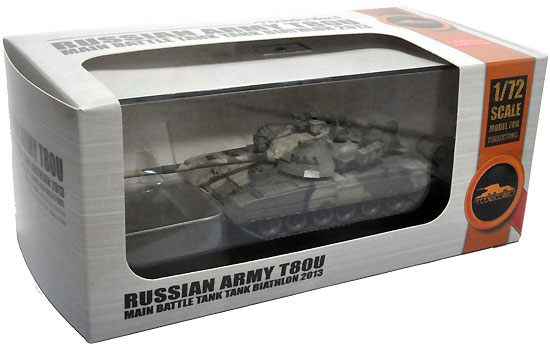 ロシア T-80U 主力戦車 戦車バイアスロン 2013年 完成品 (モデルコレクト 1/72 AFV 完成品モデル No.MODAS72086) 商品画像