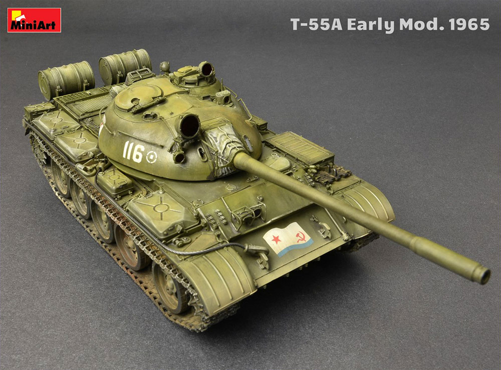 T-55A 初期型 Mod.1965 プラモデル (ミニアート 1/35 ミリタリーミニチュア No.37057) 商品画像_3