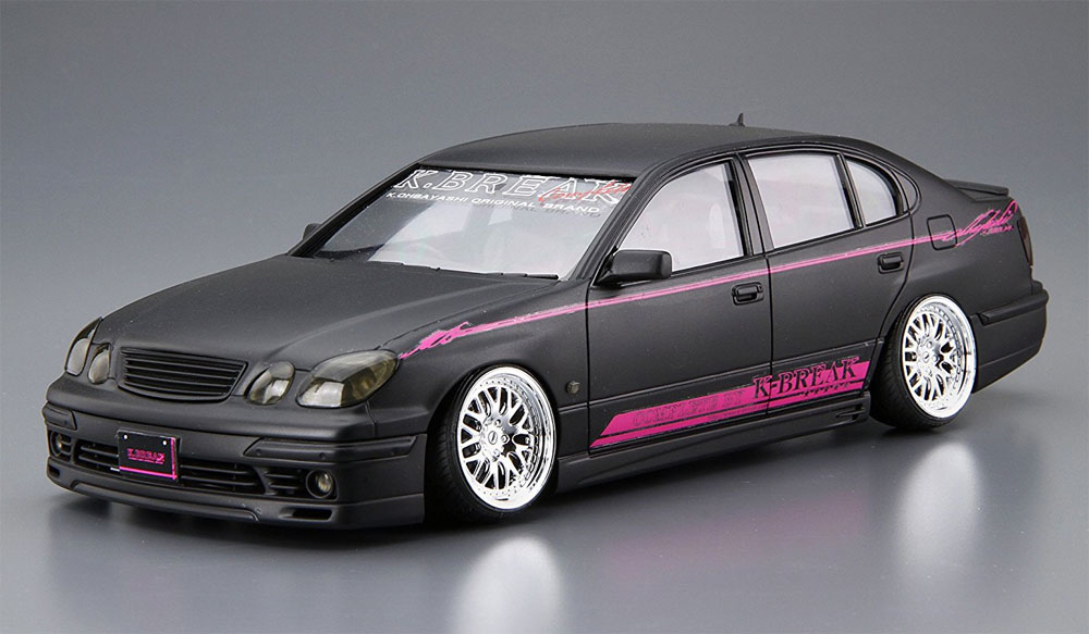 K-BREAK プラチナム JZS161 アリスト '00 （トヨタ) プラモデル (アオシマ 1/24 ザ・チューンドカー No.049) 商品画像_2