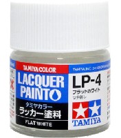 タミヤ タミヤ ラッカー塗料 LP-4 フラットホワイト