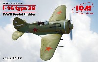 ICM 1/32 エアクラフト ポリカルポフ I-16 タイプ28