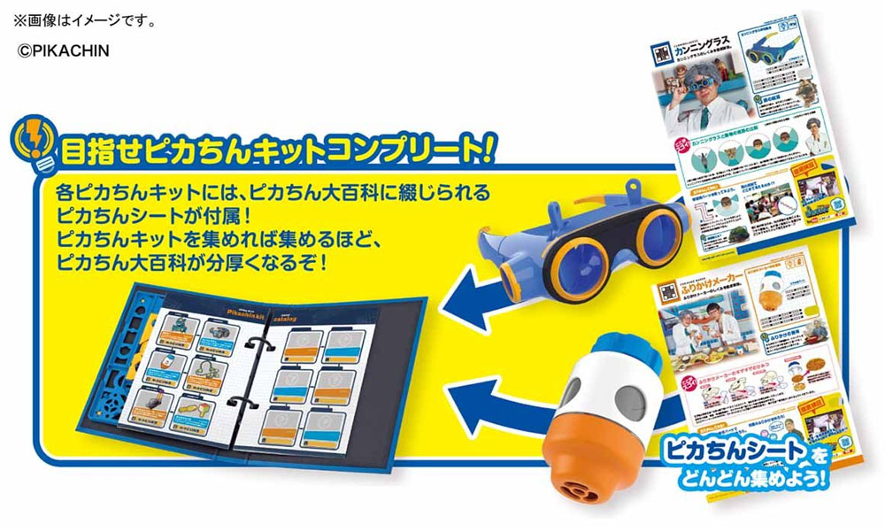 ピカちん大百科 バインダー (バンダイ ポチっと発明ピカちんキット No.0224493) 商品画像_2