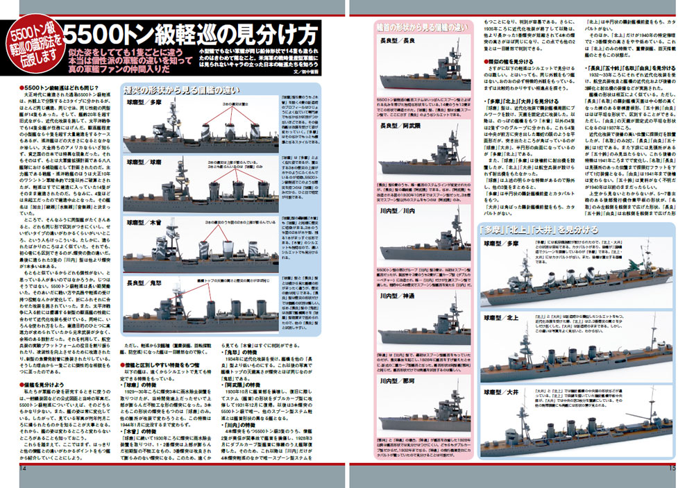 日本海軍軽巡洋艦 1/700 マスターモデリングガイド 本 (大日本絵画 船舶関連書籍 No.23232) 商品画像_3