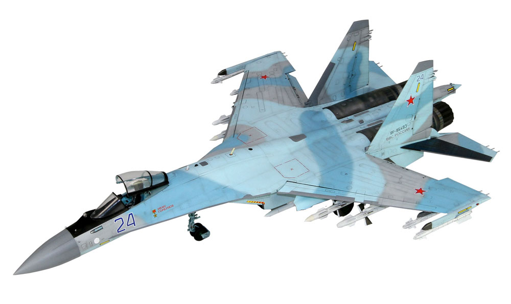 ロシア空軍 Su-35S フランカー E プラモデル (グレートウォールホビー 1/48 ミリタリーエアクラフト プラモデル No.L4820) 商品画像_3