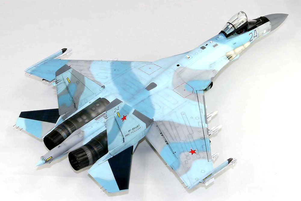 ロシア空軍 Su-35S フランカー E プラモデル (グレートウォールホビー 1/48 ミリタリーエアクラフト プラモデル No.L4820) 商品画像_4