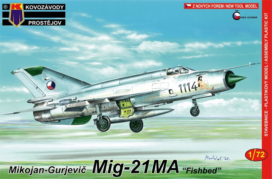 MiG-21MA フィッシュベッド プラモデル (KPモデル 1/72 エアクラフト プラモデル No.KPM0097) 商品画像
