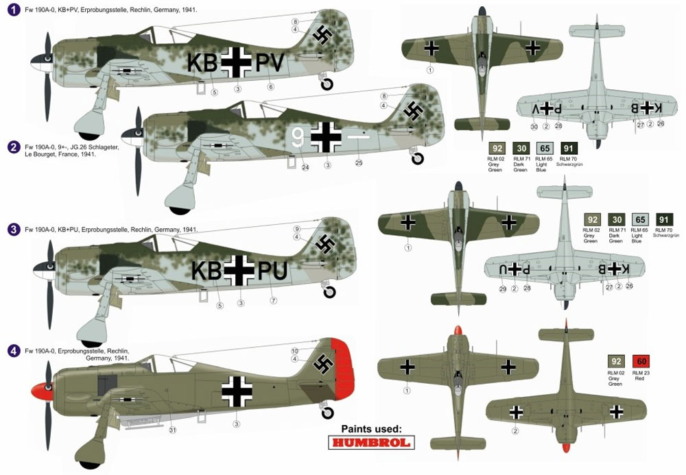 フォッケウルフ Fw190A-0 プラモデル (AZ model 1/72 エアクラフト シリーズ No.AZ7583) 商品画像_1