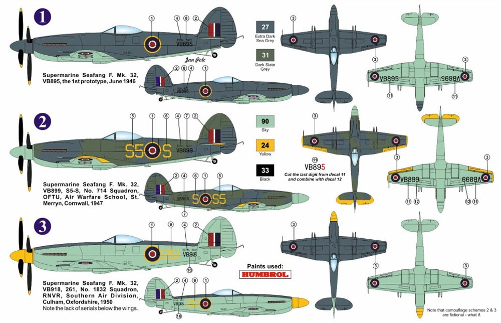 スーパーマリン シーファング F.Mk.32 プラモデル (AZ model 1/72 エアクラフト プラモデル No.AZ7585) 商品画像_1