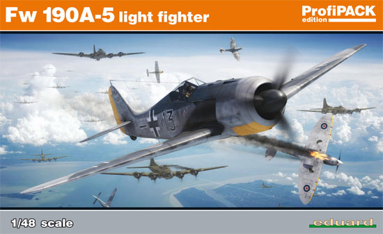 フォッケウルフ Fw190A-5 軽武装型 プラモデル (エデュアルド 1/48 プロフィパック No.82143) 商品画像