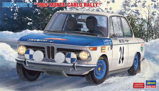 BMW 2002 ti 1969 モンテカルロラリー プラモデル (ハセガワ 1/24 自動車 限定生産 No.20332) 商品画像