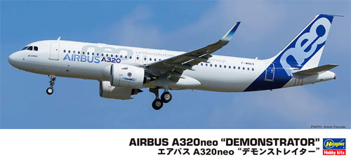 エアバス A320neo デモンストレイター プラモデル (ハセガワ 1/200 飛行機 限定生産 No.10823) 商品画像