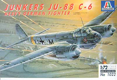 ユンカース Ju-88C-6 プラモデル (イタレリ 1/72 航空機シリーズ No.1022) 商品画像