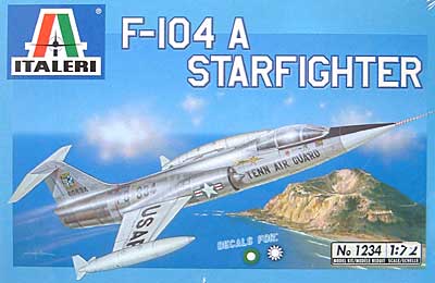 F-104A スターファイター プラモデル (イタレリ 1/72 航空機シリーズ No.1234) 商品画像