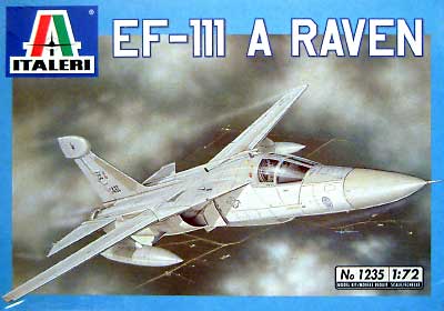 EF-111A レイブン プラモデル (イタレリ 1/72 航空機シリーズ No.1235) 商品画像