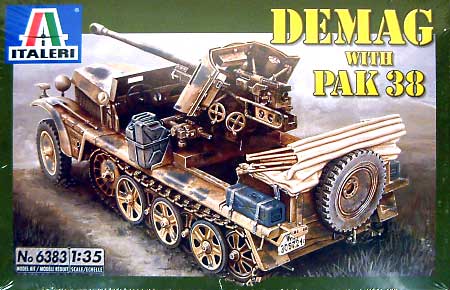 ドイツ デマーグ D7 Pak38搭載型 プラモデル (イタレリ 1/35 ミリタリーシリーズ No.6383) 商品画像
