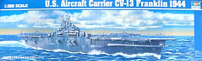 アメリカ海軍 空母 CV-13 フランクリン プラモデル (トランペッター 1/350 艦船シリーズ No.05604) 商品画像