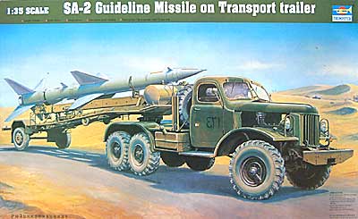 SA-2 誘導ミサイル / 輸送車 プラモデル (トランペッター 1/35 AFVシリーズ No.00204) 商品画像