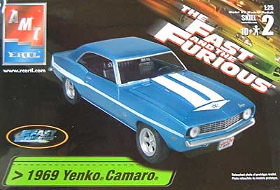 1969 シボレー カマロ プラモデル (AMT/ERTL ワイルド スピード×2 No.38032) 商品画像