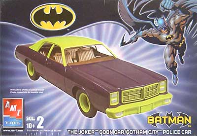 ジョーカー ゴーンカー / ゴッサムシティ ポリスカー プラモデル (AMT/ERTL BATMAN No.38060) 商品画像