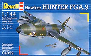 ホーカー ハンター FGA.9 プラモデル (レベル 1/144 飛行機 No.04039) 商品画像