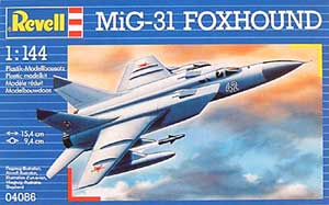 Mig-31 フォックス・ハウンド プラモデル (Revell 1/144 飛行機 No.04086) 商品画像