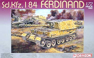 Sd.Kfz.184 重駆逐戦車 フェルディナンド プラモデル (ドラゴン 1/72 アーマー シリーズ No.7202) 商品画像