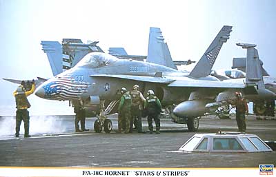 F/A-18C ホーネット 星条旗 プラモデル (ハセガワ 1/48 飛行機 限定生産 No.09520) 商品画像