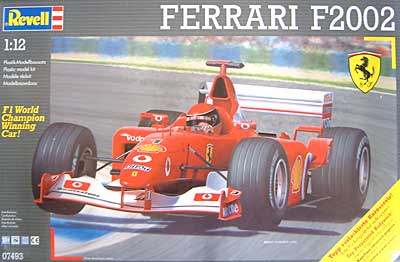 フェラーリ F2002 プラモデル (レベル 1/12 F1モデル No.07493) 商品画像