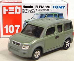 Honda エレメント (初回限定カラー） ミニカー (タカラトミー トミカ No.旧107) 商品画像