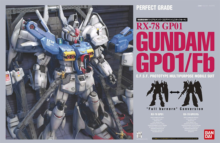 RX-78GP01/GP01Fb ガンダム試作1号機 プラモデル (バンダイ PERFECT GRADE　(パーフェクトグレード）) 商品画像