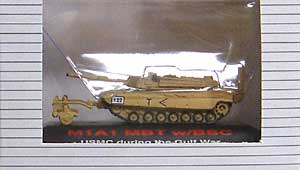 アメリカ M1A1 MTB w/BSC (USMC during the Gulf War） 完成品 (トランペッター 1/144 MINI TANK COLLECTION No.00653) 商品画像