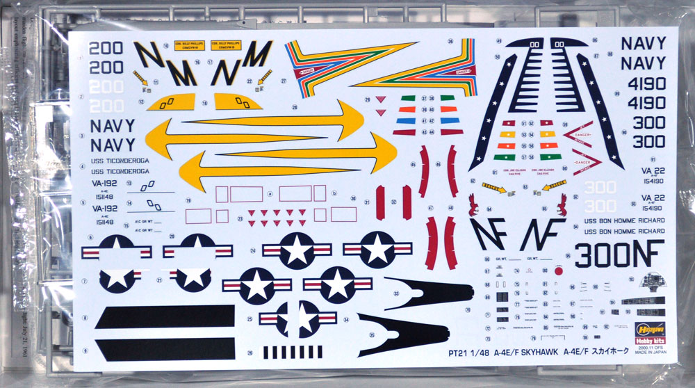 A-4E/F スカイホーク プラモデル (ハセガワ 1/48 飛行機 PTシリーズ No.PT021) 商品画像_1