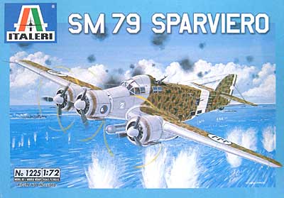 SM.79 スパルビエロ プラモデル (イタレリ 1/72 航空機シリーズ No.1225) 商品画像