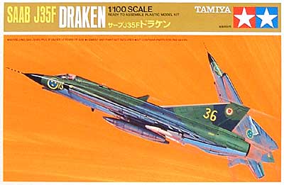 サーブ Ｊ35Ｆ ドラケン プラモデル (タミヤ 1/100 ミニジェットシリーズ No.006) 商品画像