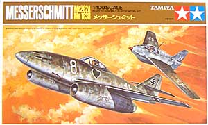 メッサーシュミット Me262A & Me163B プラモデル (タミヤ 1/100 ミニジェットシリーズ No.023) 商品画像