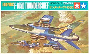 F.H.リパブリック サンダーチーフ F-105D プラモデル (タミヤ 1/100 ミニジェットシリーズ No.029) 商品画像