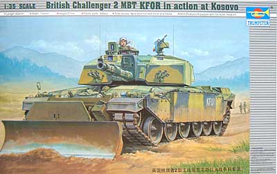 イギリス陸軍 MTB チャレンジャー 2 KFOR コソボ プラモデル (トランペッター 1/35 AFVシリーズ No.00345) 商品画像