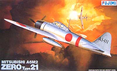 三菱 A6M2 零式艦上戦闘機 21型 プラモデル (フジミ 1/48 AIR CRAFT（シリーズP） No.P-002) 商品画像