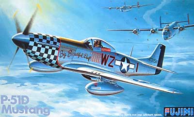 ノースアメリカン P-51D ムスタング プラモデル (フジミ 1/48 AIR CRAFT（シリーズP） No.P-003) 商品画像