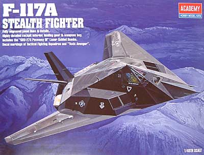 F-117A ステルスファイター プラモデル (アカデミー 1/48 Scale Aircrafts No.2118) 商品画像