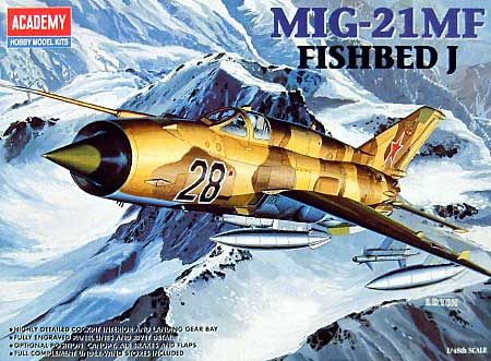 MIG-21MF フィッシュベッド J プラモデル (アカデミー 1/48 Scale Aircrafts No.2171) 商品画像
