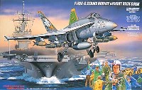 フジミ 1/72 飛行機 （定番外） F/A-18C ホーネット & 米海軍デッキクルーセット