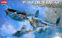 アカデミー 1/48 Scale Aircrafts P-38 ライトニング コンビネーションバージョン