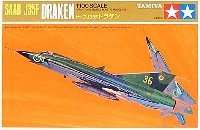 タミヤ 1/100 ミニジェットシリーズ サーブ Ｊ35Ｆ ドラケン