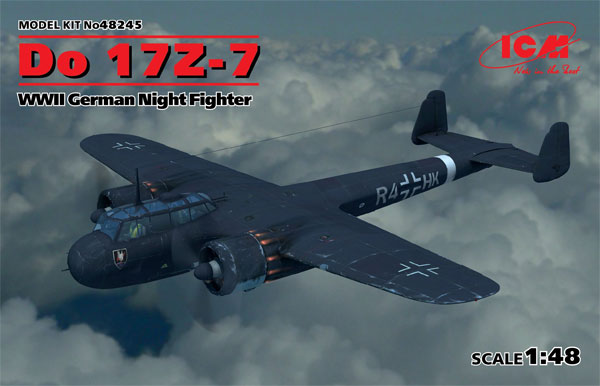 ドルニエ Do17Z-7 夜間戦闘機 プラモデル (ICM 1/48 エアクラフト プラモデル No.48245) 商品画像