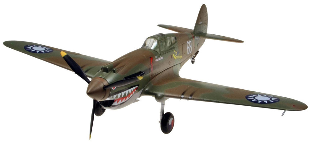 P-40B ウォーホーク プラモデル (童友社 1/72 彩シリーズ No.007) 商品画像_2