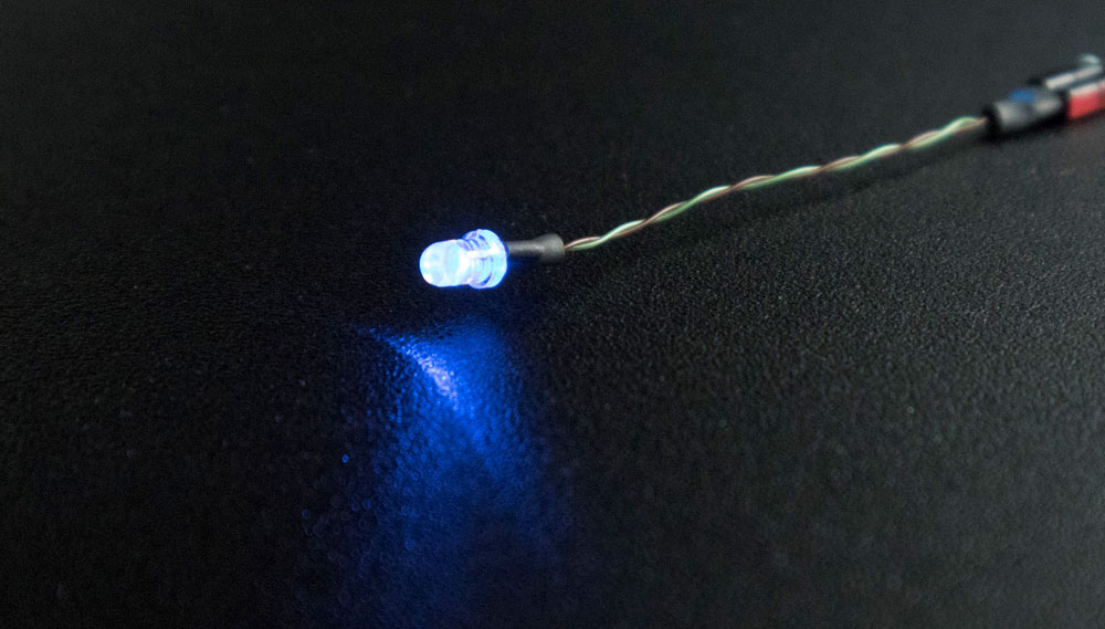 砲弾型 3mm LED 青 LED (GSIクレオス VANCE アクセサリー LEDモジュール No.VAL-002B) 商品画像_3