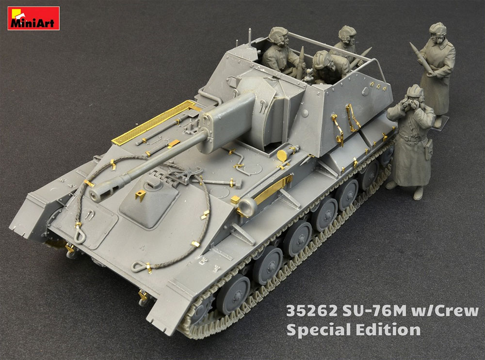 SU-76M w/砲兵 スペシャルエディション プラモデル (ミニアート 1/35 WW2 ミリタリーミニチュア No.35262) 商品画像_2