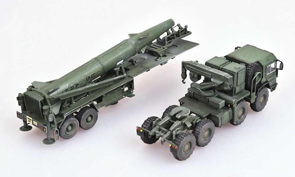 アメリカ陸軍 M1001 トラクター & パーシング 2 ミサイル 第1大隊第9砲兵連隊 ワイリー バラック　ノイウルム 1988年 完成品 (モデルコレクト 1/72 AFV 完成品モデル No.MODAS72101) 商品画像_2