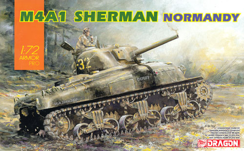 M4A1 シャーマン ノルマンディ プラモデル (ドラゴン 1/72 ARMOR PRO (アーマープロ) No.7568) 商品画像